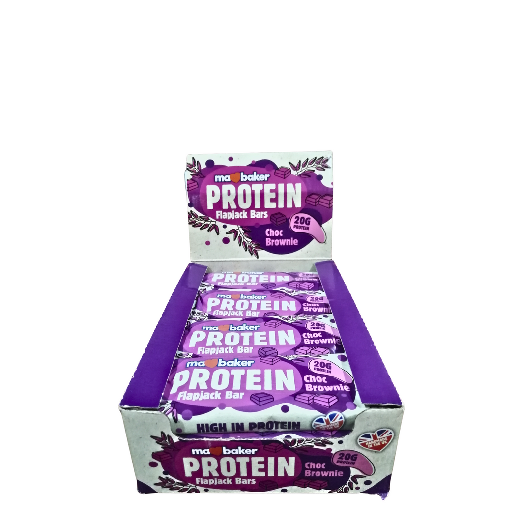 MA BAKER CHOC BROWNIE PROTEIN FLAPJACK 12x90G