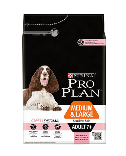 Pro Plan Medium and Large Adult 7plus Optiage Sensitive 14Kg