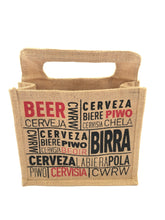Load image into Gallery viewer, SAN MICHELE CRAFT BEER X6 IN CERVEZA JUTE BAG