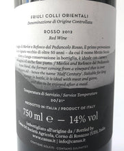 Load image into Gallery viewer, CANUS MEZZOSECOLO DOC FRIULI COLLI 2012 14% 75CL