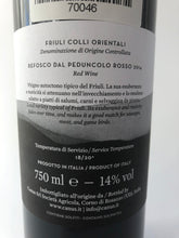 Load image into Gallery viewer, CANUS REFOSCO DOC FRIULI COLLI 2014 14% 75CL