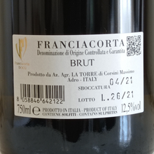 Load image into Gallery viewer, LA TORRE FRANCIACORTA BRUT DOCG NV 12.5% 75CL