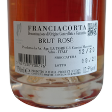 Load image into Gallery viewer, LA TORRE FRANCIACORTA BRUT ROSÉ DOCG NV 12.5% 75CL