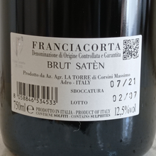 Load image into Gallery viewer, LA TORRE FRANCIACORTA BRUT SATÈN DOCG NV 12.5% 75CL