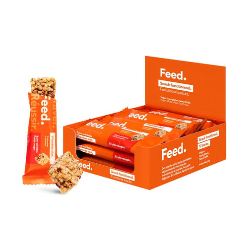 FEED RED FRUITS PROTEIN SHOT CEREAL BAR