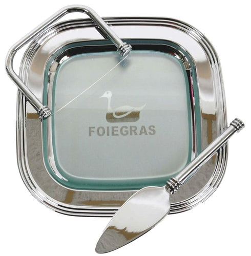 FOIE GRAS SET IN CHROME