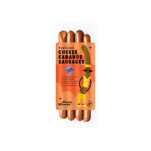 Plenty Reasons Meatless Cheese Kabanos Sausages 160g