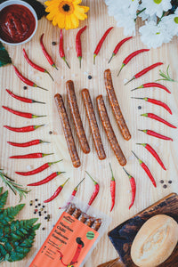 Plenty Reasons Meatless Chilli Kabanos 160g