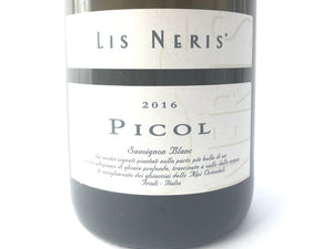 LIS NERIS PICOL SAUVIGNON BLANC 2016 14% 75CL