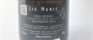 LIS NERIS PICOL SAUVIGNON BLANC 2016 14% 75CL