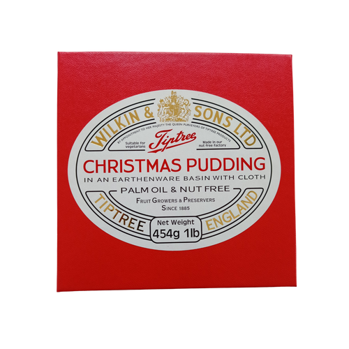TIPTREE CHRISTMAS PUDDING IN EARTHENWARE BASIN 454G
