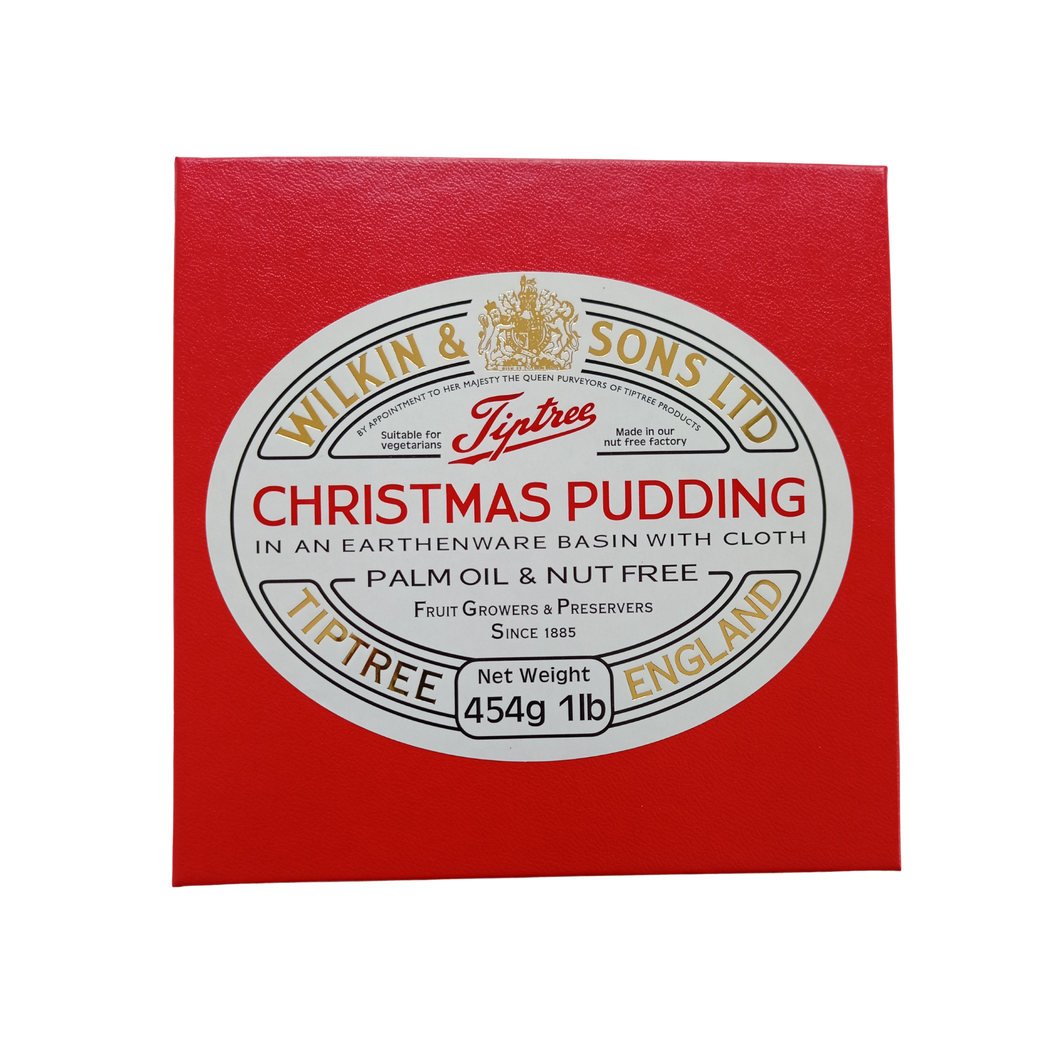 TIPTREE CHRISTMAS PUDDING IN EARTHENWARE BASIN 454G