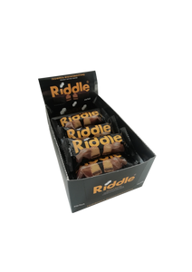 RIDDLE PEANUT BUTTER WAFER WITH BITTER CREAM & COATED IN MILK CHOCOLATE 12 x 45G