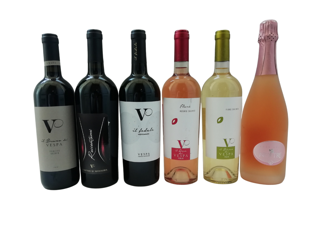 CANTINE VESPA MIXED CASE X6 BOTTLES