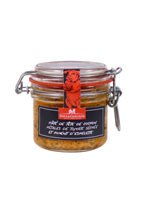 DUCS DE GASCOGNE PATE DE TETE DE COCHON TOMATE SECHEE ET PIMENT D'ESPELETTE 180G