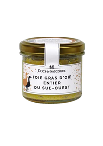 DUCS DE GASCOGNE FOIE GRAS D'OIE ENTIER DU SUD-OUEST 90G