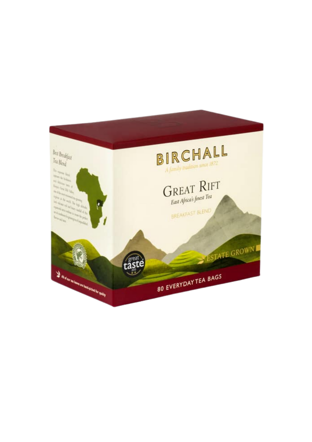 BIRCHALL GREAT RIFT BREAKFAST BLEND 80 TEA BAGS