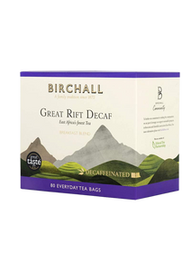 BIRCHALL GREAT RIFT DECAF BREAKFAST BLEND 80 TEA BAGS