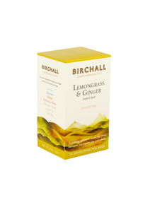 BIRCHALL LEMONGRASS & GINGER LIVELY & SPICY CAFFEINE FREE 15 TEA BAGS