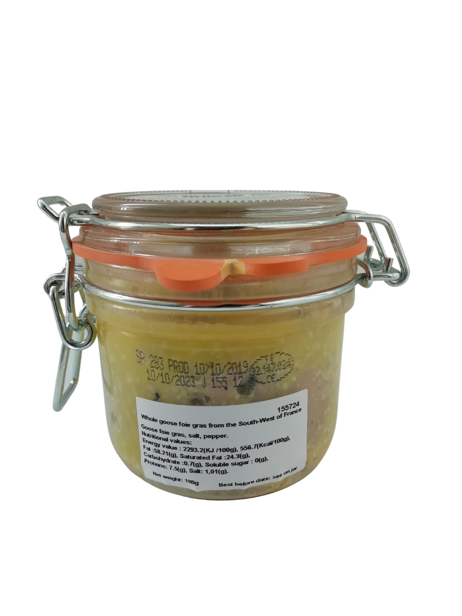 Foie gras de canard entier - 180g