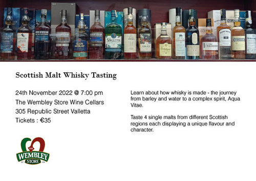 Scottish Malt Whisky Tasting