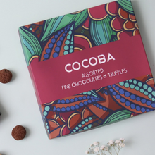 Load image into Gallery viewer, COCOBA ASSORTED CHOCOLATE TRUFFLES GIFT BOX OF 25
