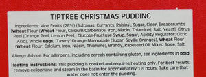 TIPTREE CHRISTMAS PUDDING IN EARTHENWARE BASIN 454G