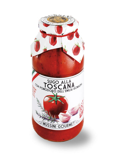 MUSSINI TOSCANA TOMATO & AROMATIC HERBS SAUCE 260G